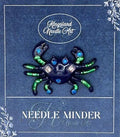 KINGSLAND NEEDLE MINDER ~ Blue Crab Needle Minder, Needle Dock, Needle Nanny, Canvas Magnet, Needle Garage, Needleminder
