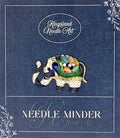 KINGSLAND NEEDLE MINDER ~ Elephant Needle Minder, Swarovski Crystal Enamel Magnet, Needle Dock, Needle Nanny, Needle Garage, Needleminder