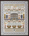 Moira Blackburn Sampler "Love And Beauty" Counted Cross Stitch Pattern, Chart, Sampler, Pattern Only