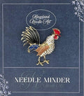 KINGSLAND NEEDLE MINDER ~ Rooster Needle Minder, Needle Dock, Needle Nanny, Swarovski Crystal Enamel Magnet, Needle Garage, Needleminder