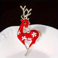 BROOCH ~ Plum Blossom Deer Brooch ~ Jewelry, Holidays, Great Gift Idea, Pin