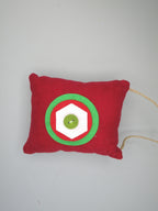 FINISHED Beaded Cross Stitch Christmas Ornament Decor ~ Cross Stitch, Embroidery ~ Completed Piece
