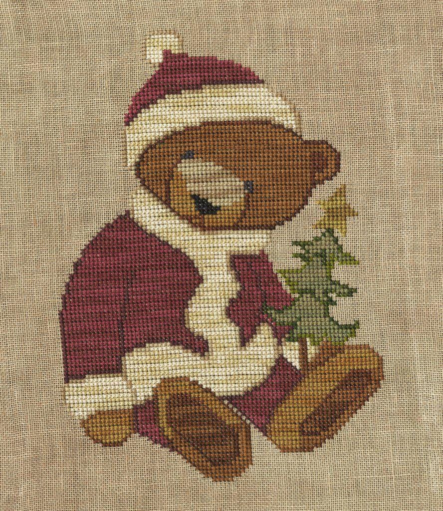 TERESA KOGUT "Santa Bear"  Counted Cross Stitch Pattern  Winter, Christmas, Pattern Only