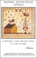 HUMBLE HOMESTEAD  By Artful Offerings  Counted Cross Stitch Chart  Paper Pattern
