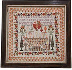 THE WISHING THORN "Marie Persin Sampler 1855"  Counted Cross Stitch Pattern  Sampler, Chart, Pattern Only