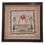 THE WISHING THORN "Marie Persin Sampler 1855"  Counted Cross Stitch Pattern  Sampler, Chart, Pattern Only