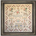 THE WISHING THORN "Selina Ellis Sampler"  Counted Cross Stitch Pattern  Sampler, Chart, Pattern Only