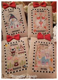 Calendar Part 1 by Crocette A Gogo  Counted Cross Stitch Pattern  PAPER PATTERN