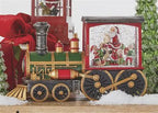 Musical Christmas Train ~ 12.25" Santa's List Musical Lighted Water Train ~ Christmas Decor K102 ~ Free Shipping ~ New for 2025