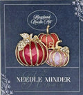 KINGSLAND NEEDLE MINDER ~ Bunch 'O Pumpkins Needle Minder, Needle Dock, Needle Nanny, Canvas Magnet, Needle Garage, Needleminder