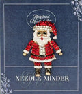 KINGSLAND NEEDLE MINDER ~ Red Santa Needle Minder, Needle Dock, Needle Nanny, Canvas Magnet, Needle Garage, Needleminder