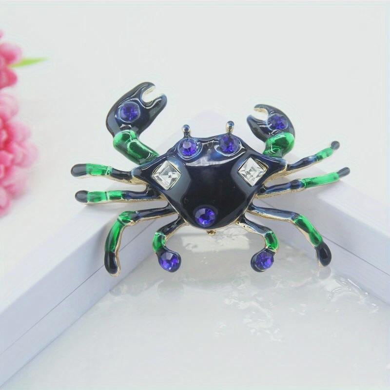 KINGSLAND NEEDLE MINDER ~ Blue Crab Needle Minder, Needle Dock, Needle Nanny, Canvas Magnet, Needle Garage, Needleminder