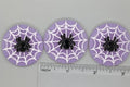 BEAU VERRE ART "Halloween Spider On Web Fused Glass Needle Minder"  Magnet  Needleminder  One-of-a-Kind  Handcrafted by Kelly 6073