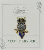 KINGSLAND NEEDLE MINDER ~ Blue Owl Needle Minder, Needle Dock, Crystal Magnet, Needle Garage, Needleminder