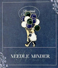 KINGSLAND NEEDLE MINDER ~ Balloon Man Needle Minder, Needle Dock, Swarovski Crystal Enamel Magnet, Needle Garage, Needleminder