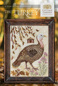 COTTAGE GARDEN SAMPLINGS "The Turkey" A Year In The Woods 2 Series #5, Counted Cross Stitch Pattern, Pattern Only