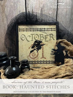 The PRIMITIVE HARE "Haunted Stitches Book" Counted Cross Stitch Pattern ~ 6 Halloween Patterns ~ Italy ~ Needlework Marketplace 2025