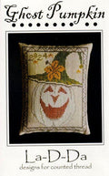 LA~D~DA "Ghost Pumpkin"  Counted Cross Stitch Pattern  Halloween, Autumn, Pattern Only