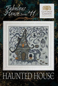 COTTAGE GARDEN SAMPLINGS "Haunted House" Counted Cross Stitch Pattern, Fabulous House Series #11, Pattern Only