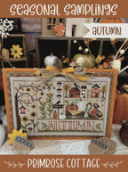 PRIMROSE COTTAGE STITCHES "Seasonal Samplings - Autumn" Counted Cross Stitch Pattern, Pattern Only