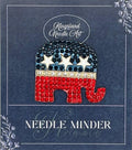 KINGSLAND NEEDLE MINDER ~ Elephant Needle Minder, Needle Dock, Needle Nanny, Crystal Enamel Magnet, Needle Garage, Needleminder