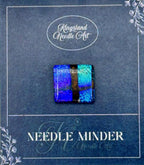 KINGSLAND NEEDLE MINDER "Fused Glass Needle Minder"  Fused Glass  Magnet  Needle dock, Needleminder  One-of-a-Kind, Handcrafted FG132