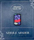 KINGSLAND NEEDLE MINDER "Fused Glass Needle Minder"  Fused Glass  Magnet  Needle dock, Needleminder  One-of-a-Kind, Handcrafted FG136