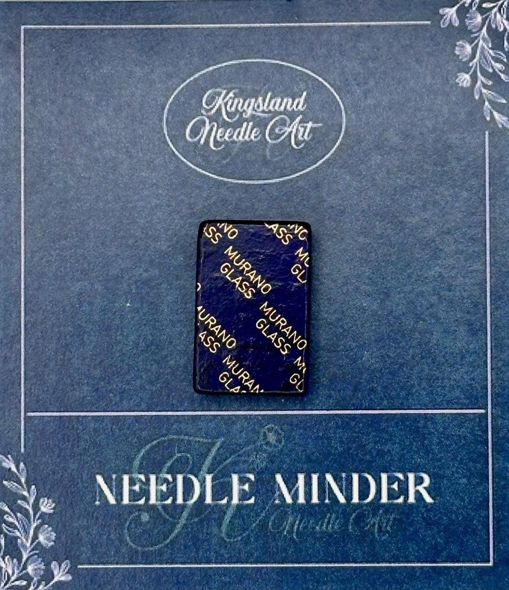 KINGSLAND NEEDLE MINDER ~ Murano Glass Needle Minder, Venetian Glass Made In Italy, Needle Dock, Needle Garage, Needleminder, MG109