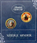 KINGSLAND NEEDLE MINDER ~ Flying Witch or Halloween Ghost Needle Minder, Needle Dock, Magnet Needle Garage, Needleminder