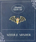 KINGSLAND NEEDLE MINDER ~ Small Halloween Bat Needle Minder, Needle Dock, Enamel Magnet Needle Garage, Needleminder