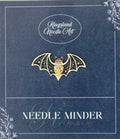 KINGSLAND NEEDLE MINDER ~ Small Halloween Bat Needle Minder, Needle Dock, Enamel Magnet Needle Garage, Needleminder