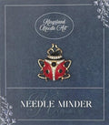 KINGSLAND NEEDLE MINDER ~ Ladybug Needle Minder, Needle Dock, Swarovski Crystal Enamel Magnet, Needle Garage, Needleminder