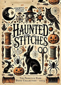 The PRIMITIVE HARE "Haunted Stitches Book" Counted Cross Stitch Pattern ~ 6 Halloween Patterns ~ Italy ~ Needlework Marketplace 2025
