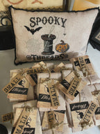The PRIMITIVE HARE "Haunted Stitches Book" Counted Cross Stitch Pattern ~ 6 Halloween Patterns ~ Italy ~ Needlework Marketplace 2025