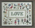 THE NEEDLE'S NOTION "Birds, Bees and Trees" Counted Cross Stitch Pattern, Chart, Pattern Only