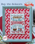 HANDS ON DESIGN "Buy The Scissors" Counted Cross Stitch Pattern, Includes Thread Card, Chart, Pattern Only