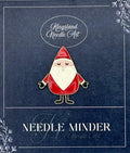 KINGSLAND NEEDLE MINDER ~ Christmas Santa Gnome Needle Minder, Needle Dock, Enamel Magnet Needle Garage, Needleminder