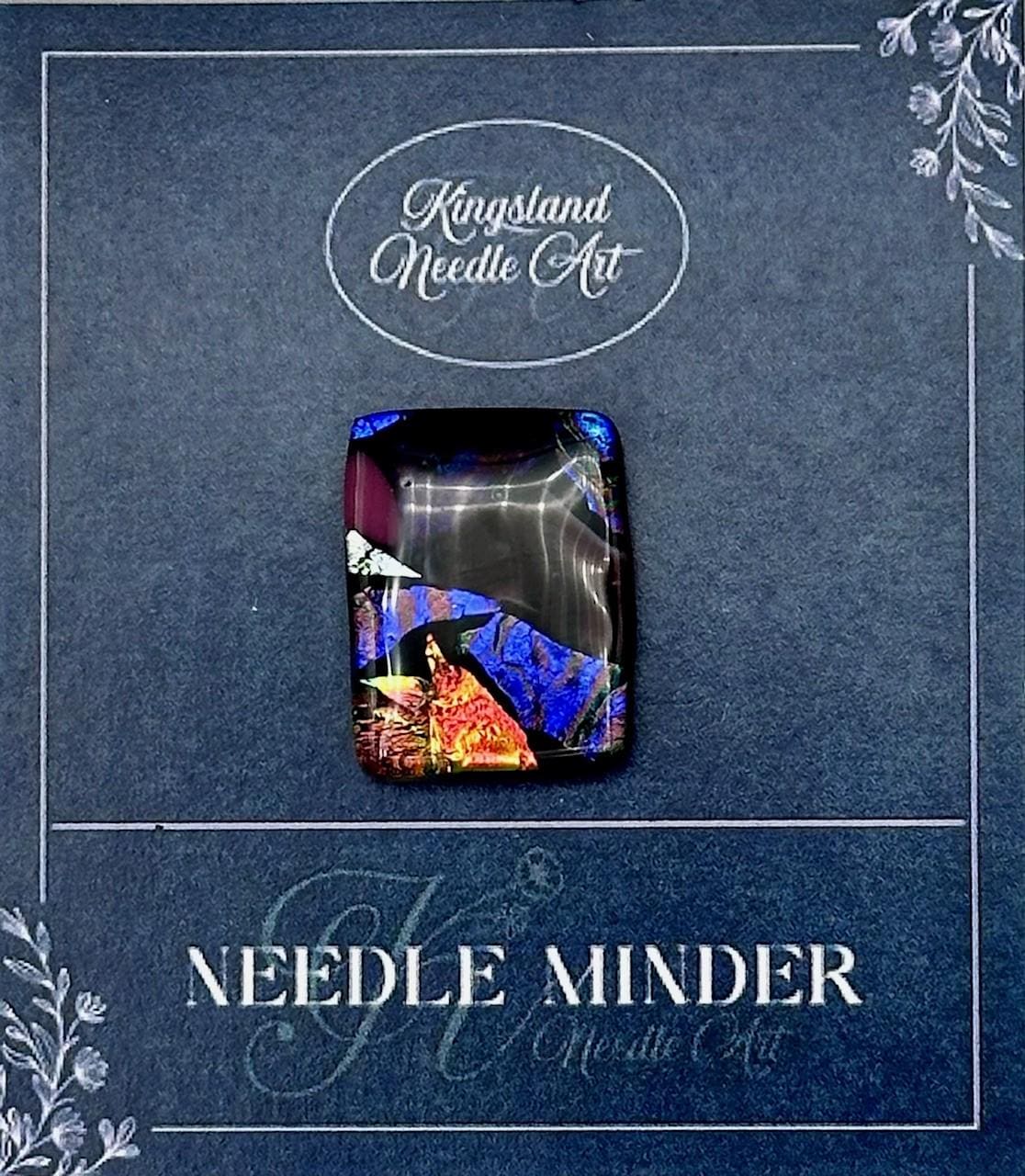KINGSLAND NEEDLE MINDER "Fused Glass Needle Minder" • Fused Glass • Magnet • Needle dock, Needleminder • One-of-a-Kind, Handcrafted FG129