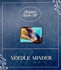KINGSLAND NEEDLE MINDER "Fused Glass Needle Minder"  Fused Glass  Magnet  Needle dock, Needleminder  One-of-a-Kind, Handcrafted FG130