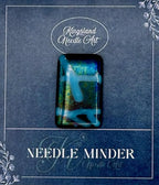 KINGSLAND NEEDLE MINDER "Fused Glass Needle Minder"  Fused Glass  Magnet  Needle dock, Needleminder  One-of-a-Kind, Handcrafted FG140