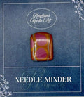 KINGSLAND NEEDLE MINDER "Fused Glass Needle Minder"  Fused Glass  Magnet  Needle dock, Needleminder  One-of-a-Kind, Handcrafted FG142