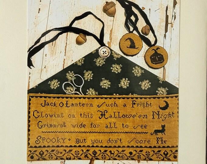 STACY NASH "Jack O'Lantern Sewing Pocket & Chatelaine" Counted Cross Stitch Pattern, Chart, Pattern Only