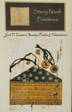 STACY NASH "Jack O'Lantern Sewing Pocket & Chatelaine" Counted Cross Stitch Pattern, Chart, Pattern Only