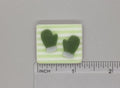 BEAU VERRE ART "Green Mittens Fused Glass Needle Minder"  Magnet  Needleminder  One-of-a-Kind  Handcrafted by Kelly