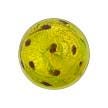 KINGSLAND NEEDLE MINDER ~ Murano Glass Needle Minder, Peridot Gold Foil Dots, Venetian Glass Cabochon, From Italy, Needle Dock, Needleminder