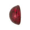 KINGSLAND NEEDLE MINDER ~ Murano Glass Needle Minder, Ruby Gold Foil Dots, Venetian Glass Cabochon, From Italy, Needle Dock, Needleminder