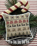 The SCARLETT HOUSE "Fa La La La La"  Counted Cross Stitch Pattern  Chart, Pattern Only