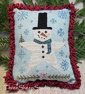 THREE SHEEP STUDIO "Flurries" by Rose Clay, Counted Cross Stitch Pattern, Chart, Pattern Only
