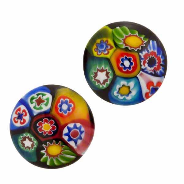 KINGSLAND NEEDLE MINDER ~ Murano Glass Millefiori Needle Minder, Venetian Glass Made In Italy, Needle Dock, Needle Garage, Needleminder
