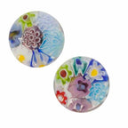 KINGSLAND NEEDLE MINDER ~ Murano Glass Millefiori Needle Minder, Venetian Glass Made In Italy, Needle Dock, Needle Garage, Needleminder